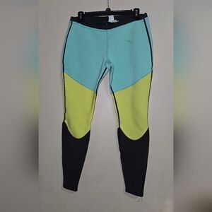 ROXY Colorblock Pop Surf 1mm Neoprene Wetsuit Women leggings Size Large